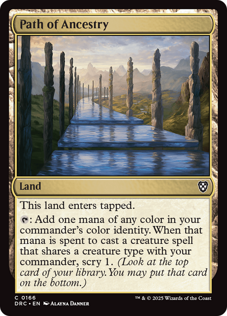 Path of Ancestry (0166) [Aetherdrift Commander] | Jomio and Rueliete's Cards and Comics