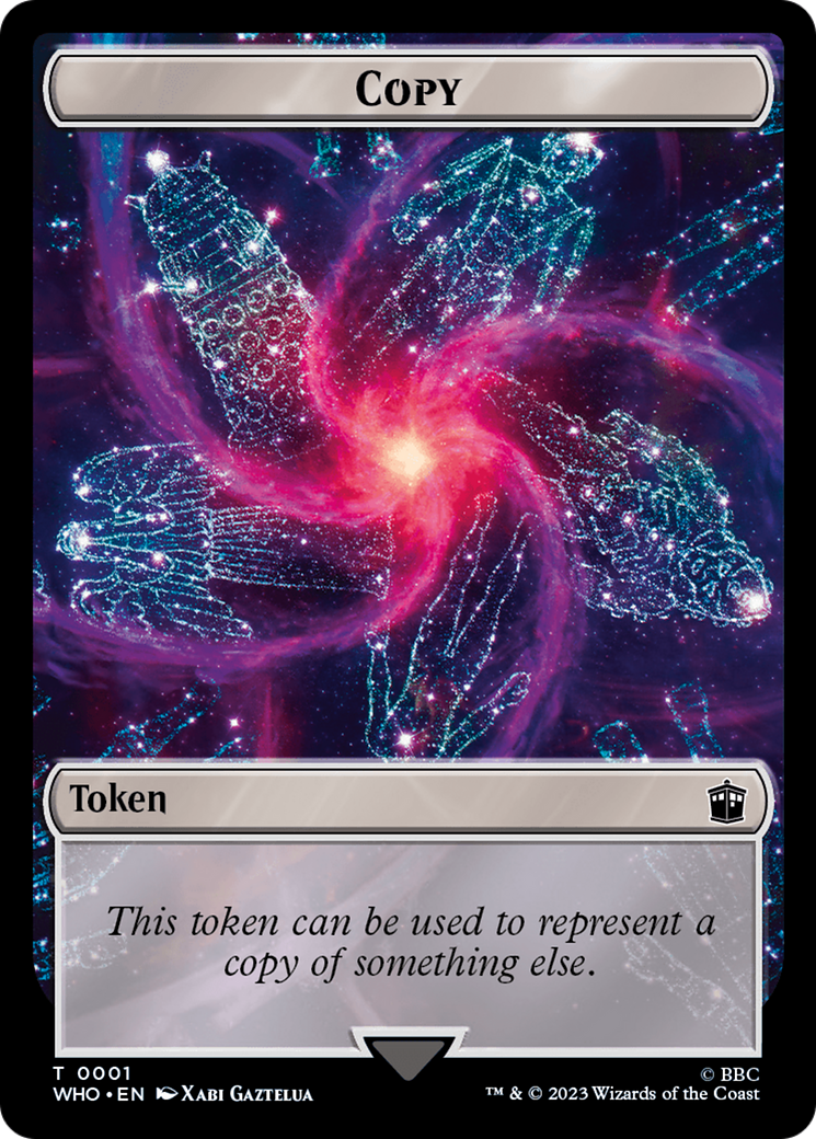 Copy // Alien Insect Double-Sided Token [Doctor Who Tokens] | Jomio and Rueliete's Cards and Comics