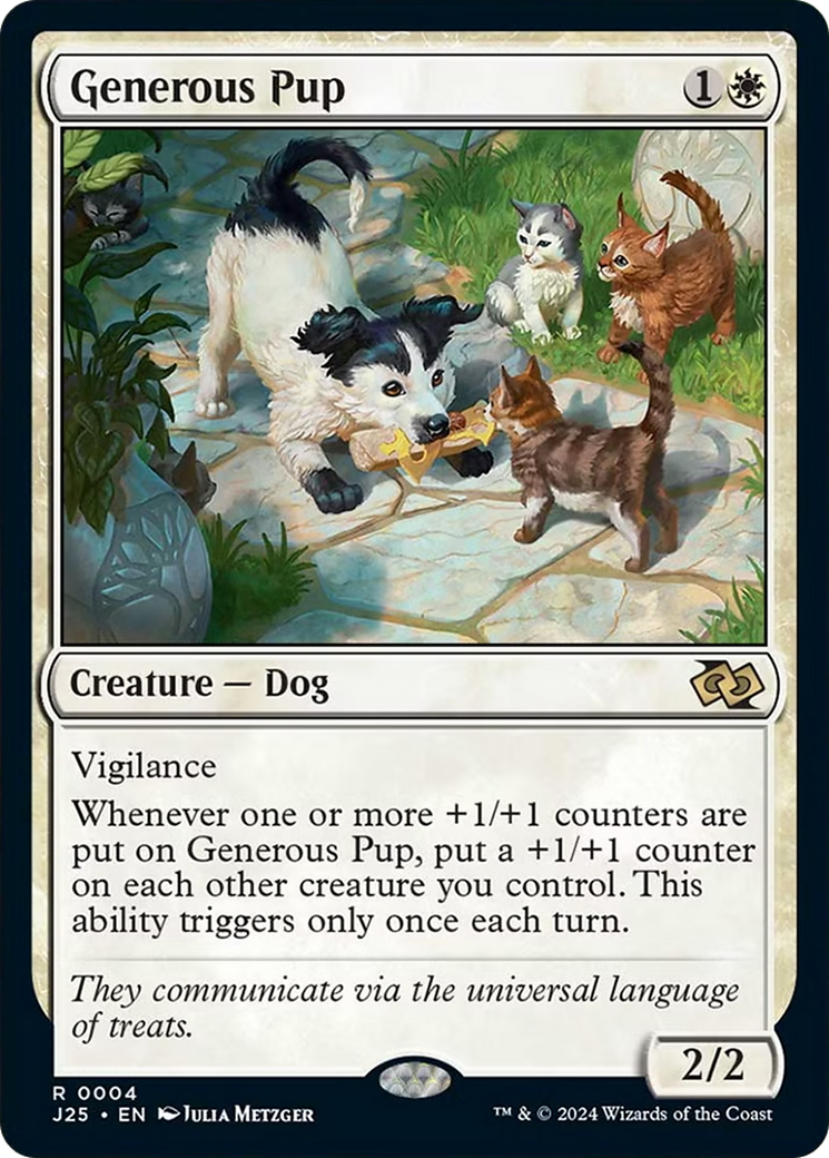 Generous Pup [Foundations Jumpstart] | Jomio and Rueliete's Cards and Comics