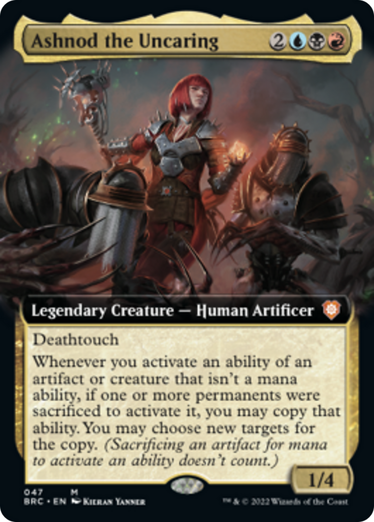 Ashnod the Uncaring (Extended Art) [The Brothers' War Commander] | Jomio and Rueliete's Cards and Comics