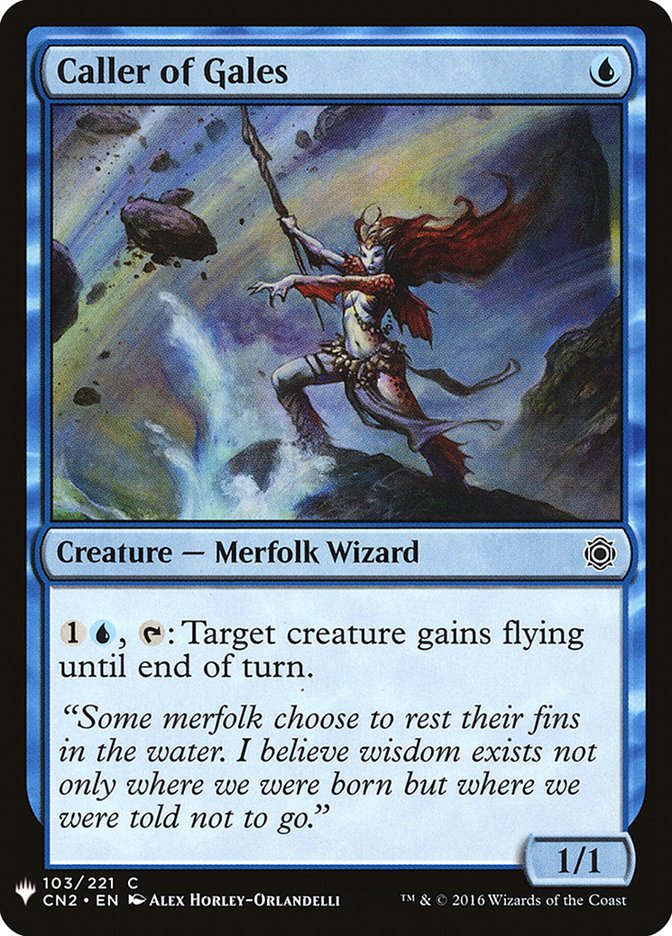 Caller of Gales [Mystery Booster] | Jomio and Rueliete's Cards and Comics