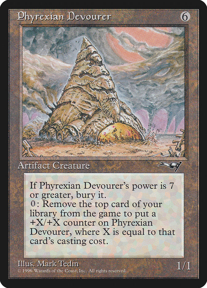 Phyrexian Devourer [Alliances] | Jomio and Rueliete's Cards and Comics