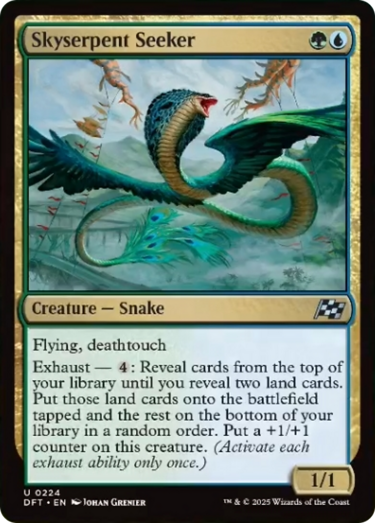 Skyserpent Seeker [Aetherdrift] | Jomio and Rueliete's Cards and Comics