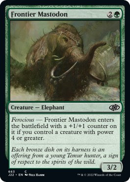 Frontier Mastodon [Jumpstart 2022] | Jomio and Rueliete's Cards and Comics