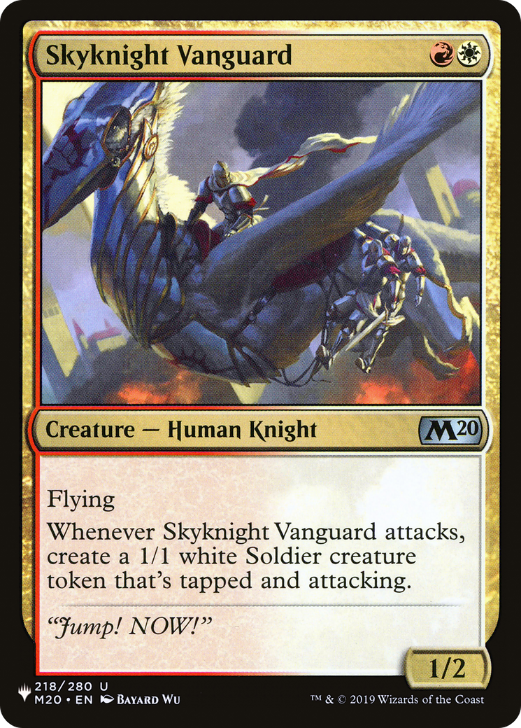 Skyknight Vanguard [The List] | Jomio and Rueliete's Cards and Comics