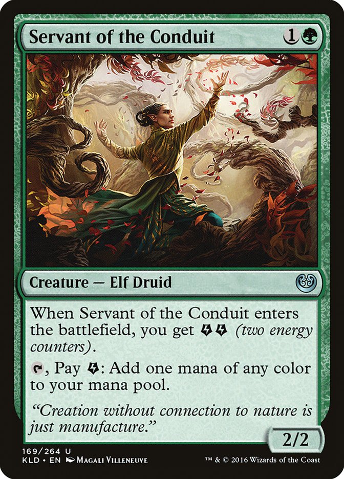 Servant of the Conduit [Kaladesh] | Jomio and Rueliete's Cards and Comics