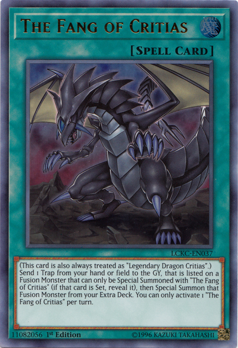 The Fang of Critias [LCKC-EN037] Ultra Rare | Jomio and Rueliete's Cards and Comics