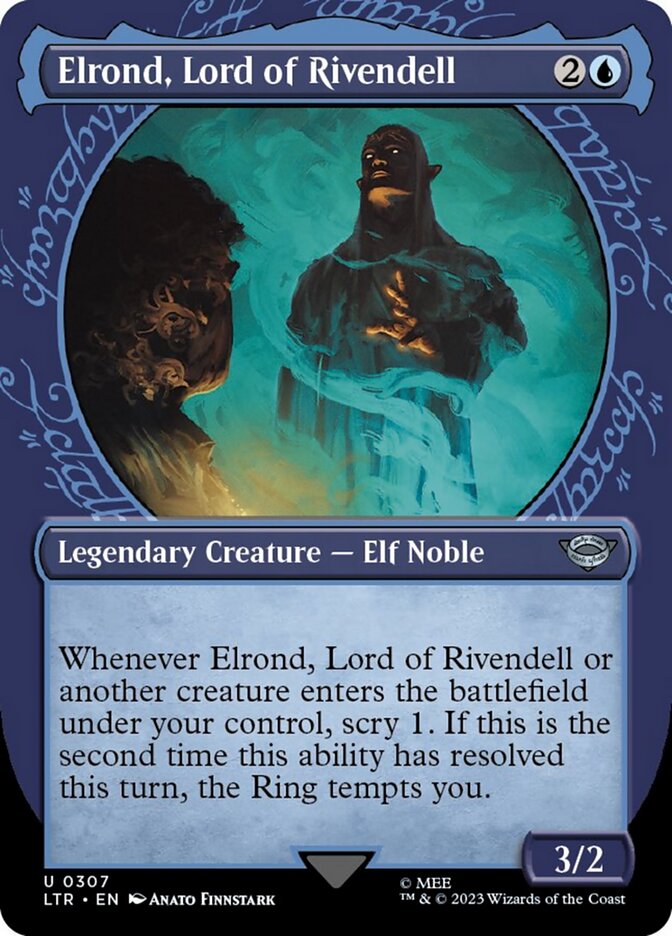 Elrond, Lord of Rivendell (Showcase Ring Frame) [The Lord of the Rings: Tales of Middle-Earth] | Jomio and Rueliete's Cards and Comics