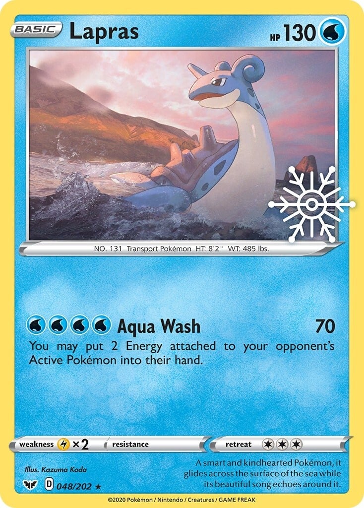 Lapras (048/202) (Holiday Calendar) [Sword & Shield: Base Set] | Jomio and Rueliete's Cards and Comics