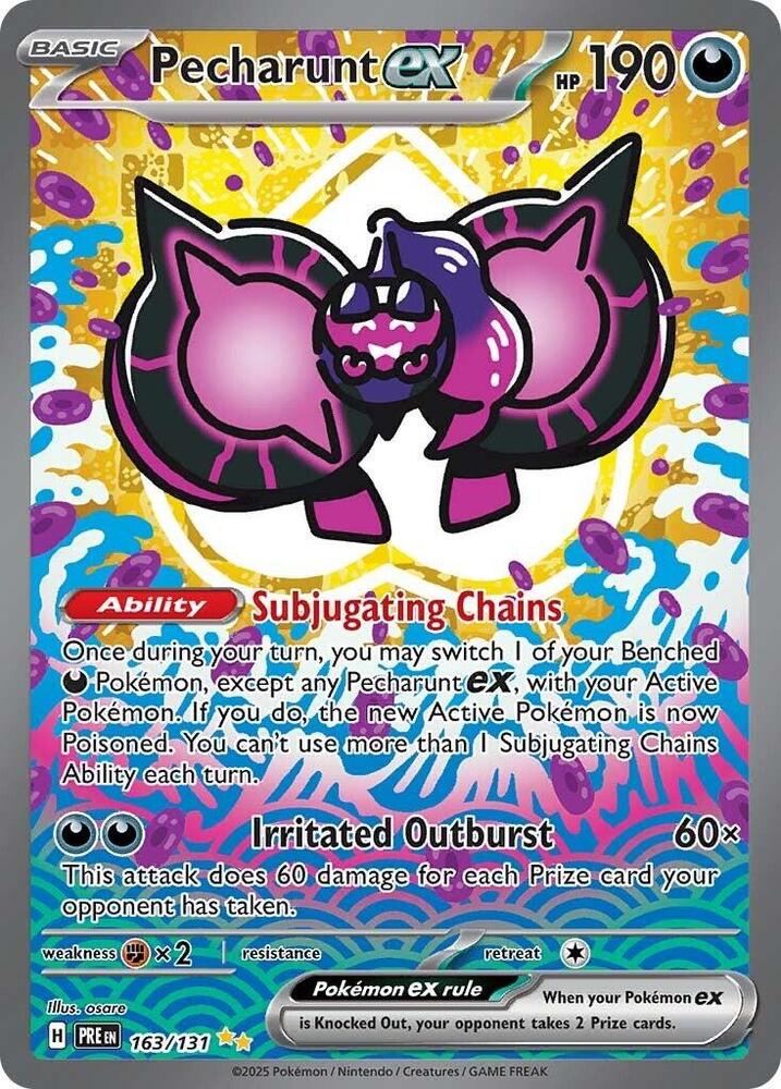 Pecharunt ex (163/131) [Scarlet & Violet: Prismatic Evolutions] | Jomio and Rueliete's Cards and Comics