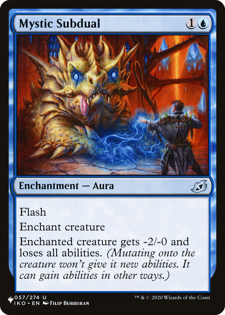 Mystic Subdual [The List] | Jomio and Rueliete's Cards and Comics