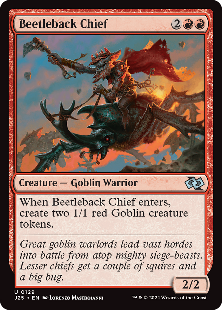 Beetleback Chief [Foundations Jumpstart] | Jomio and Rueliete's Cards and Comics