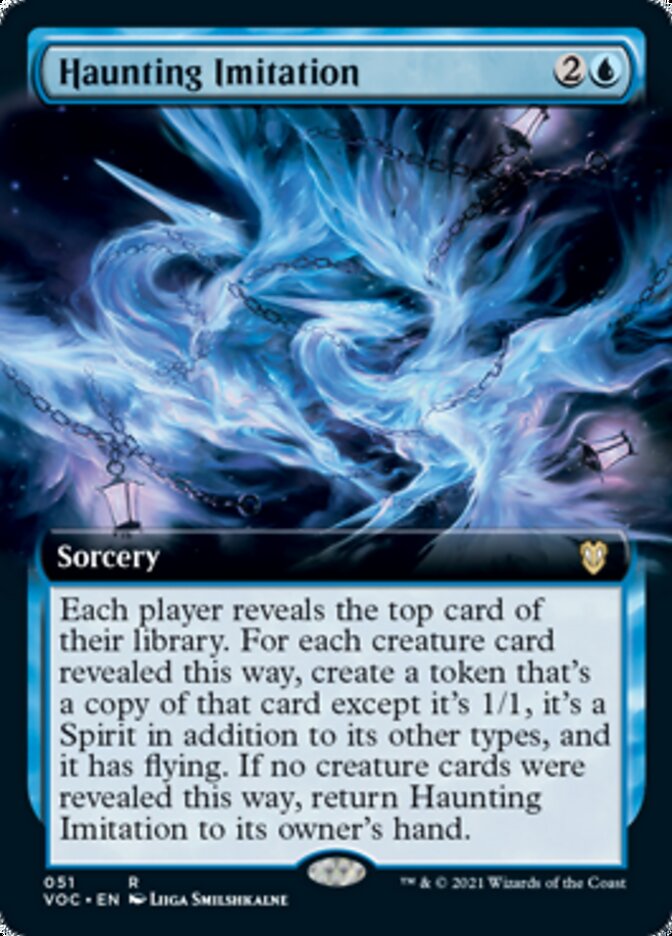 Haunting Imitation (Extended Art) [Innistrad: Crimson Vow Commander] | Jomio and Rueliete's Cards and Comics