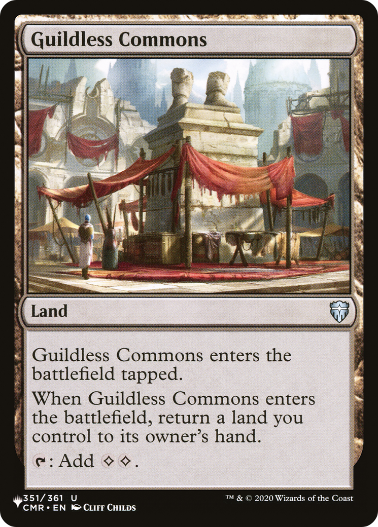 Guildless Commons [The List] | Jomio and Rueliete's Cards and Comics