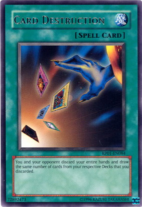 Card Destruction [RP01-EN084] Rare | Jomio and Rueliete's Cards and Comics