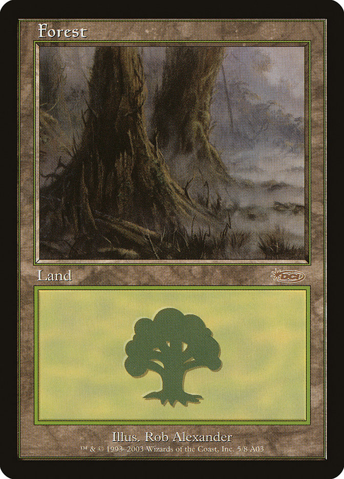 Forest (5) [Arena League 2003] | Jomio and Rueliete's Cards and Comics