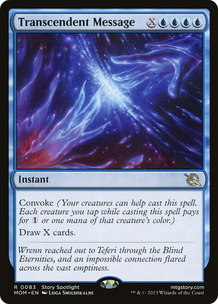 Transcendent Message [March of the Machine] | Jomio and Rueliete's Cards and Comics