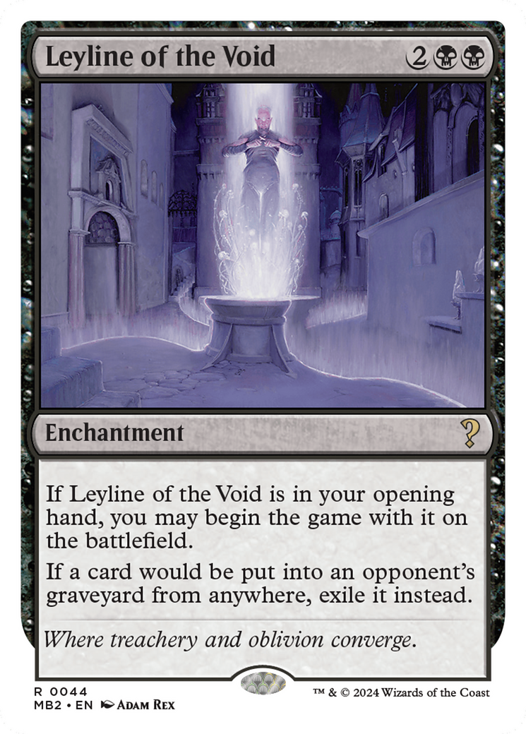 Leyline of the Void (White Border) [Mystery Booster 2] | Jomio and Rueliete's Cards and Comics