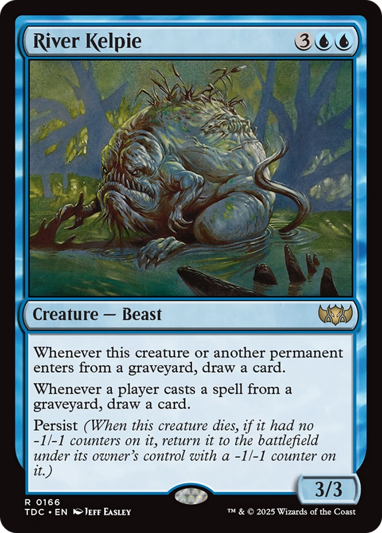 River Kelpie [Tarkir: Dragonstorm Commander] | Jomio and Rueliete's Cards and Comics