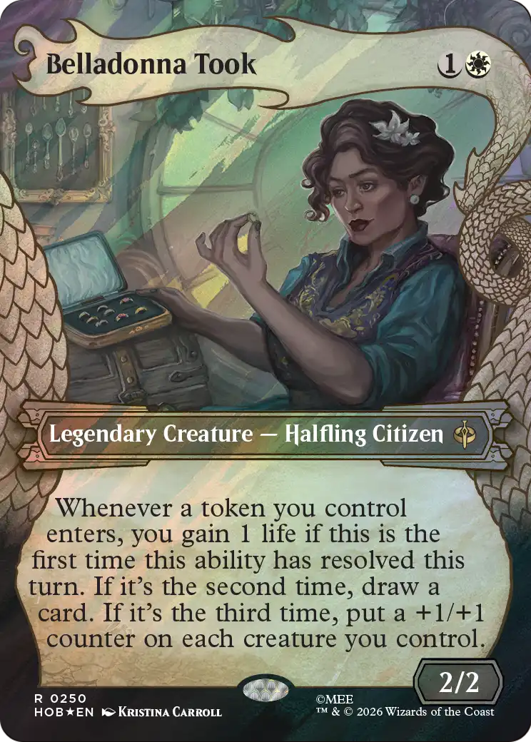 Belladonna Took (Showcase) (Surge Foil) [The Hobbit] | Jomio and Rueliete's Cards and Comics