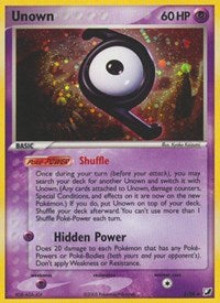 Unown (Z) (Z/28) [EX: Unseen Forces] | Jomio and Rueliete's Cards and Comics