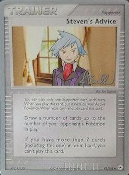 Steven's Advice (92/101) (Eeveelutions - Jimmy Ballard) [World Championships 2006] | Jomio and Rueliete's Cards and Comics