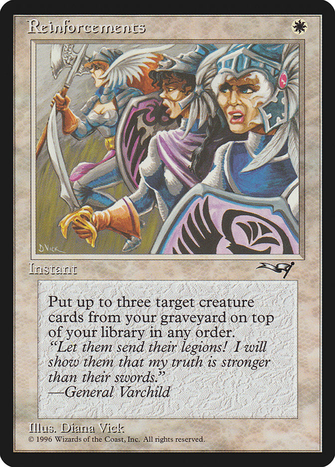 Reinforcements (No Archer) [Alliances] | Jomio and Rueliete's Cards and Comics