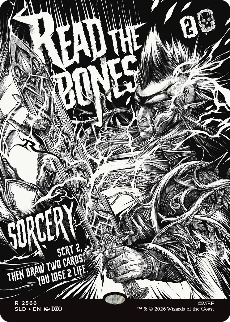 Read the Bones (2566) [Secret Lair Drop Series] | Jomio and Rueliete's Cards and Comics
