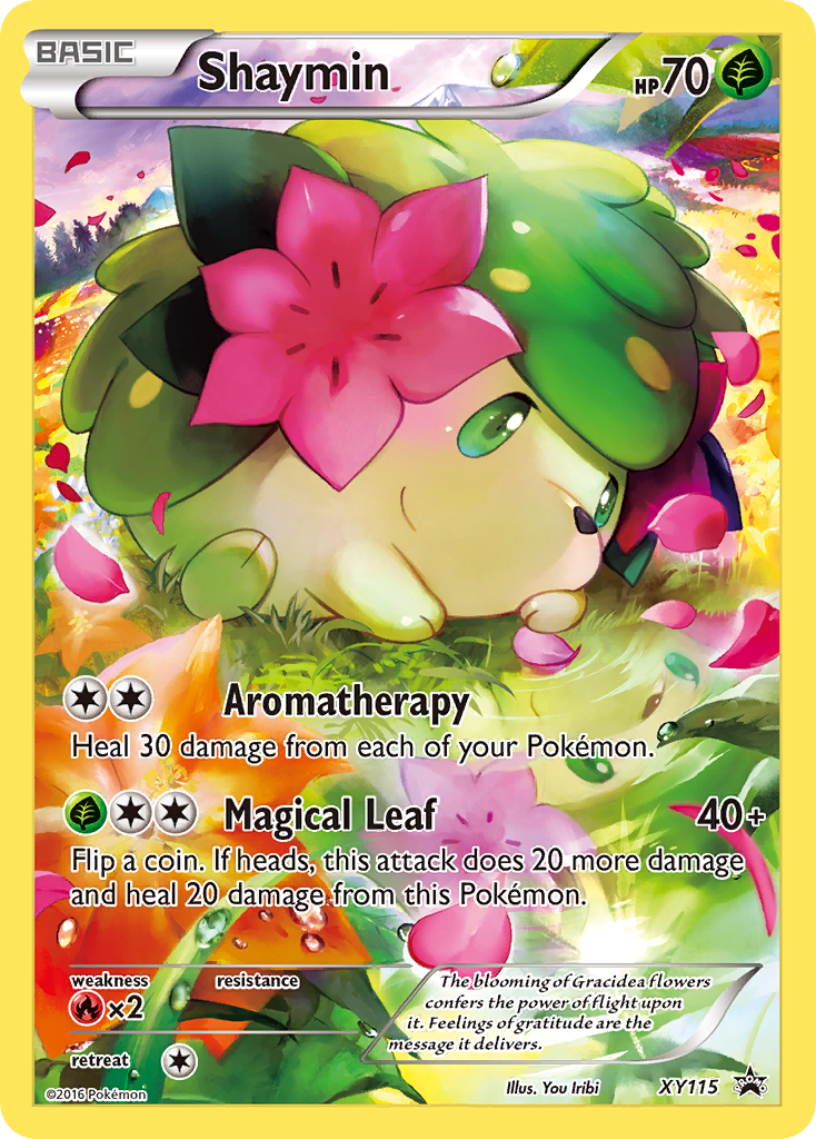Shaymin (XY115) [XY: Black Star Promos] | Jomio and Rueliete's Cards and Comics
