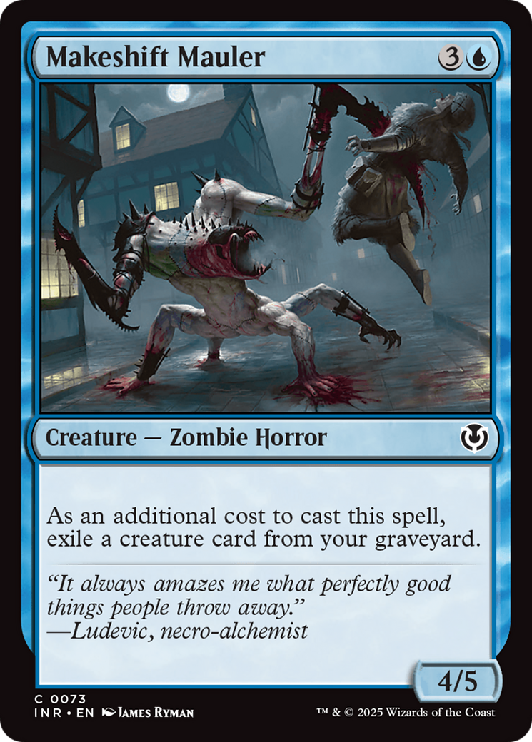 Makeshift Mauler [Innistrad Remastered] | Jomio and Rueliete's Cards and Comics