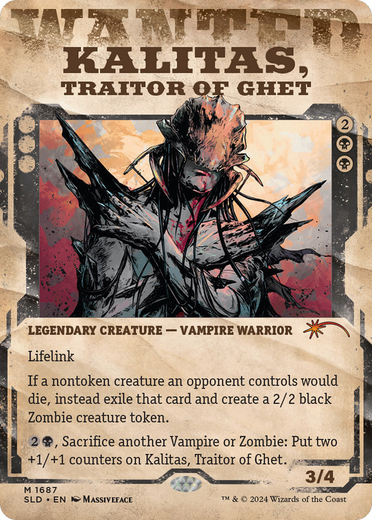 Kalitas, Traitor of Ghet [Secret Lair Drop Series] | Jomio and Rueliete's Cards and Comics