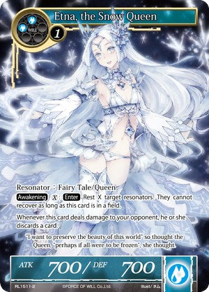 Etna, the Snow Queen (RL1511-2) [Promo Cards] | Jomio and Rueliete's Cards and Comics