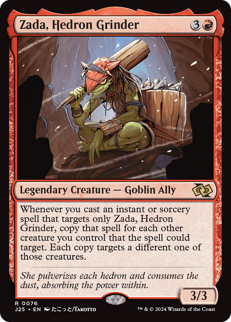 Zada, Hedron Grinder (Anime) [Foundations Jumpstart] | Jomio and Rueliete's Cards and Comics