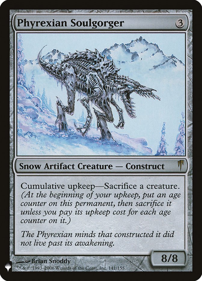 Phyrexian Soulgorger [The List] | Jomio and Rueliete's Cards and Comics