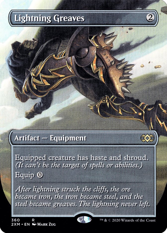 Lightning Greaves (Toppers) [Double Masters] | Jomio and Rueliete's Cards and Comics
