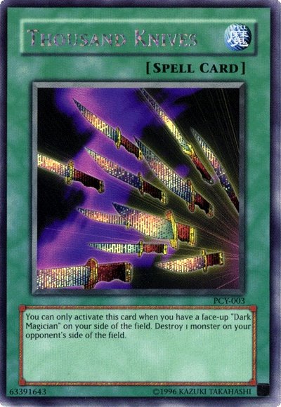 Thousand Knives [PCY-003] Secret Rare | Jomio and Rueliete's Cards and Comics
