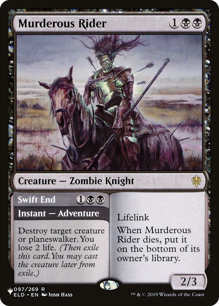 Murderous Rider [The List] | Jomio and Rueliete's Cards and Comics
