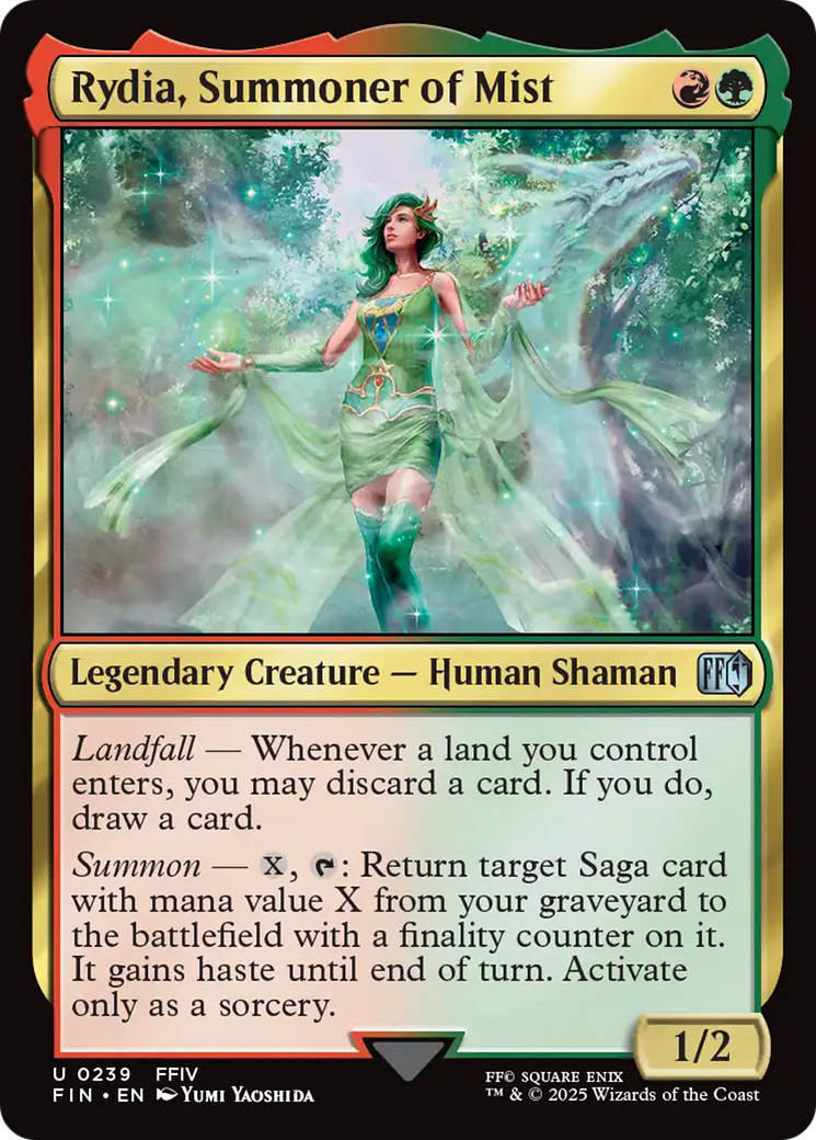 Rydia, Summoner of Mist [FINAL FANTASY] | Jomio and Rueliete's Cards and Comics