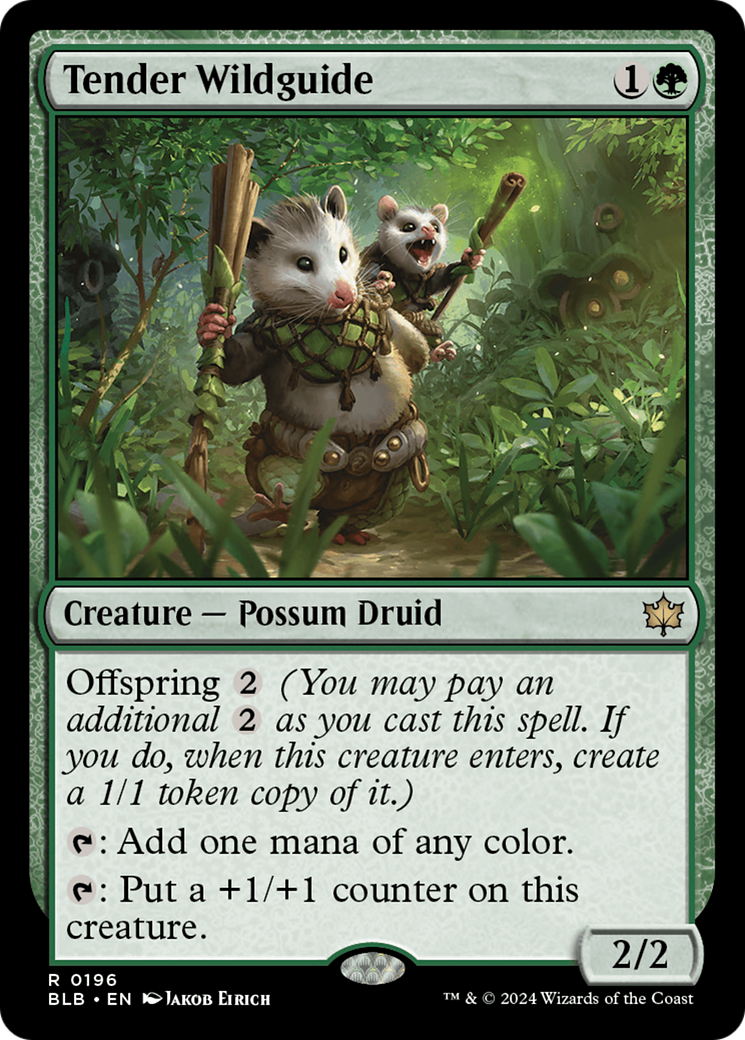 Tender Wildguide [Bloomburrow] | Jomio and Rueliete's Cards and Comics