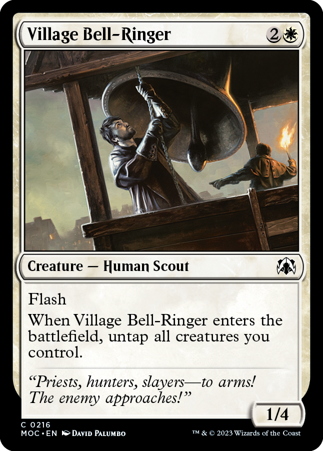 Village Bell-Ringer [March of the Machine Commander] | Jomio and Rueliete's Cards and Comics