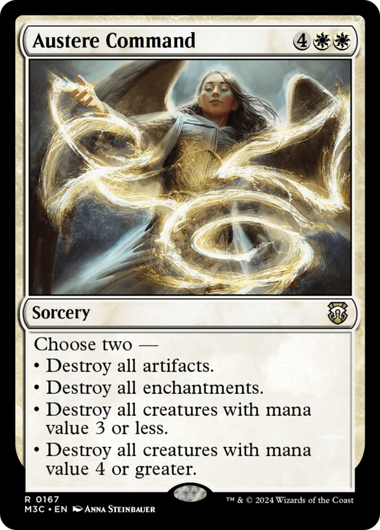 Austere Command (Ripple Foil) [Modern Horizons 3 Commander] | Jomio and Rueliete's Cards and Comics