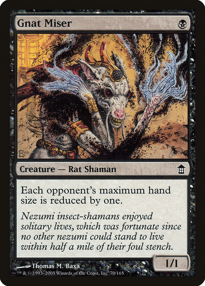 Gnat Miser [Saviors of Kamigawa] | Jomio and Rueliete's Cards and Comics