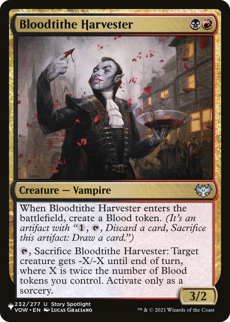 Bloodtithe Harvester [The List] | Jomio and Rueliete's Cards and Comics