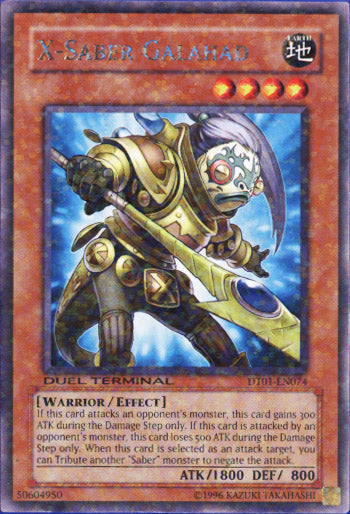 X-Saber Galahad [DT01-EN074] Rare | Jomio and Rueliete's Cards and Comics
