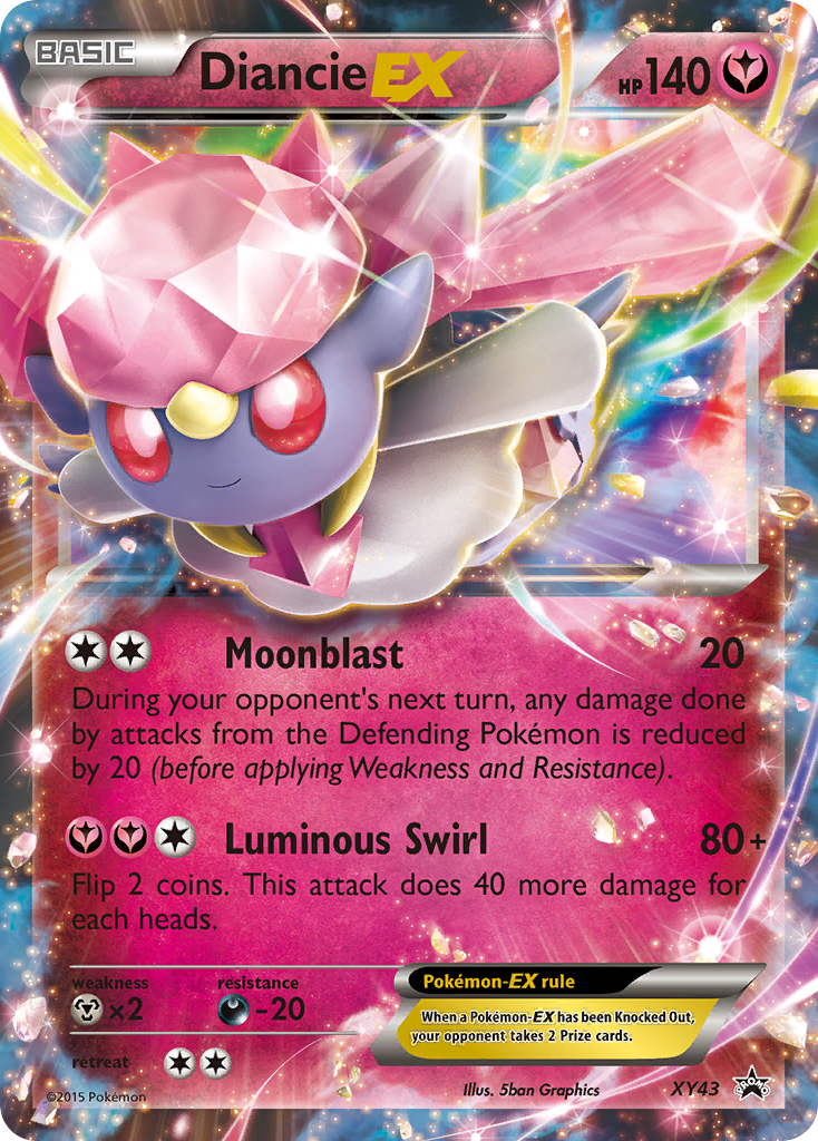Diancie EX (XY43) [XY: Black Star Promos] | Jomio and Rueliete's Cards and Comics