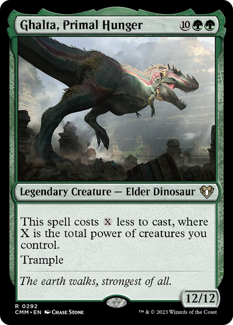 Ghalta, Primal Hunger [Commander Masters] | Jomio and Rueliete's Cards and Comics