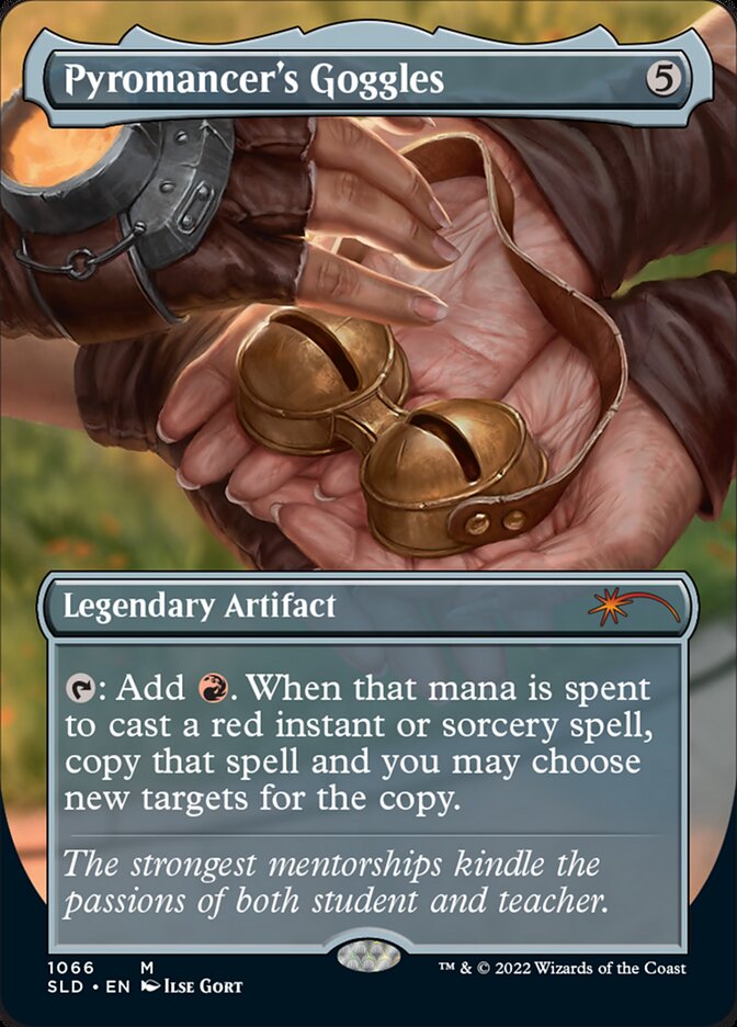 Pyromancer's Goggles (Borderless) [Secret Lair Drop Series] | Jomio and Rueliete's Cards and Comics