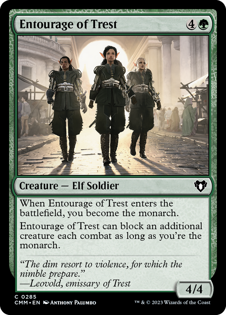 Entourage of Trest [Commander Masters] | Jomio and Rueliete's Cards and Comics