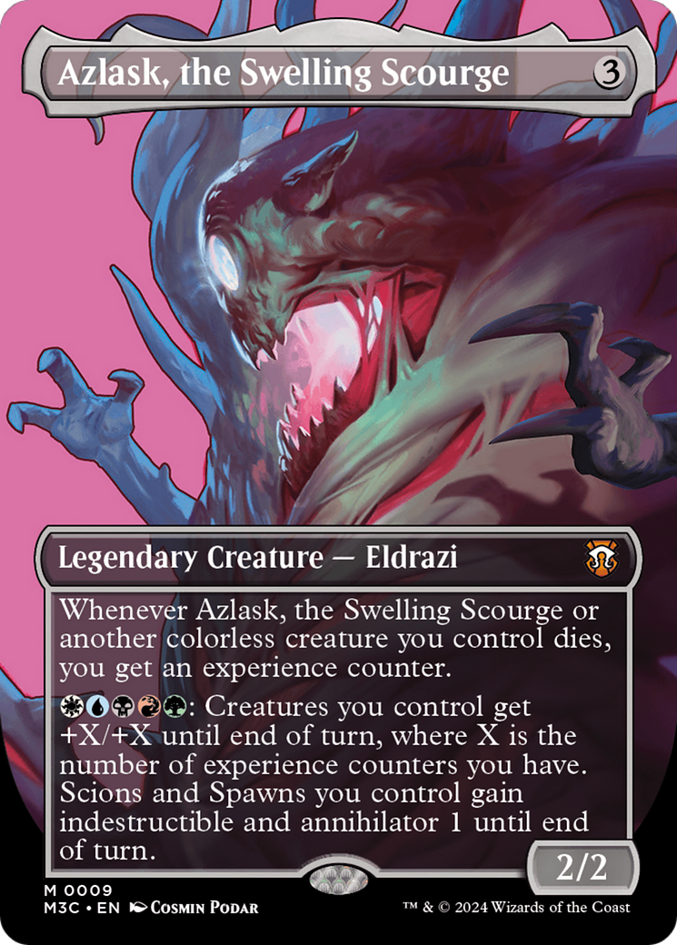 Azlask, the Swelling Scourge (Borderless) [Modern Horizons 3 Commander] | Jomio and Rueliete's Cards and Comics
