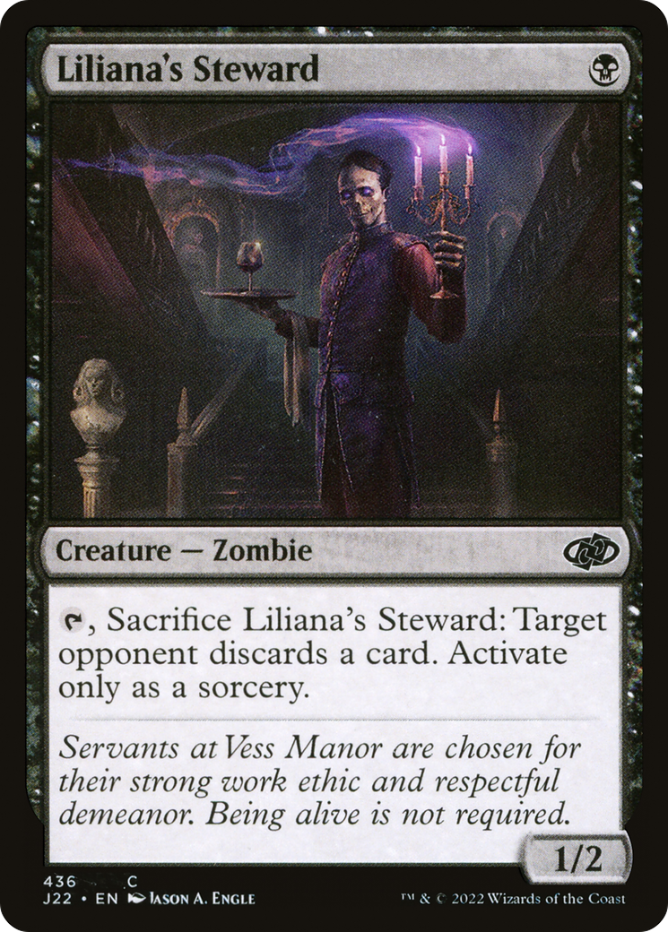 Liliana's Steward [Jumpstart 2022] | Jomio and Rueliete's Cards and Comics